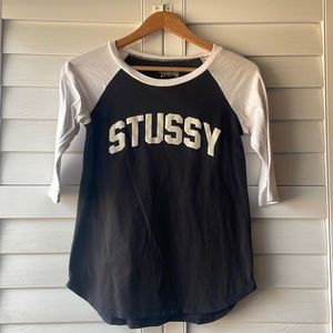 Size XSmall, Stussy Baseball style shirt